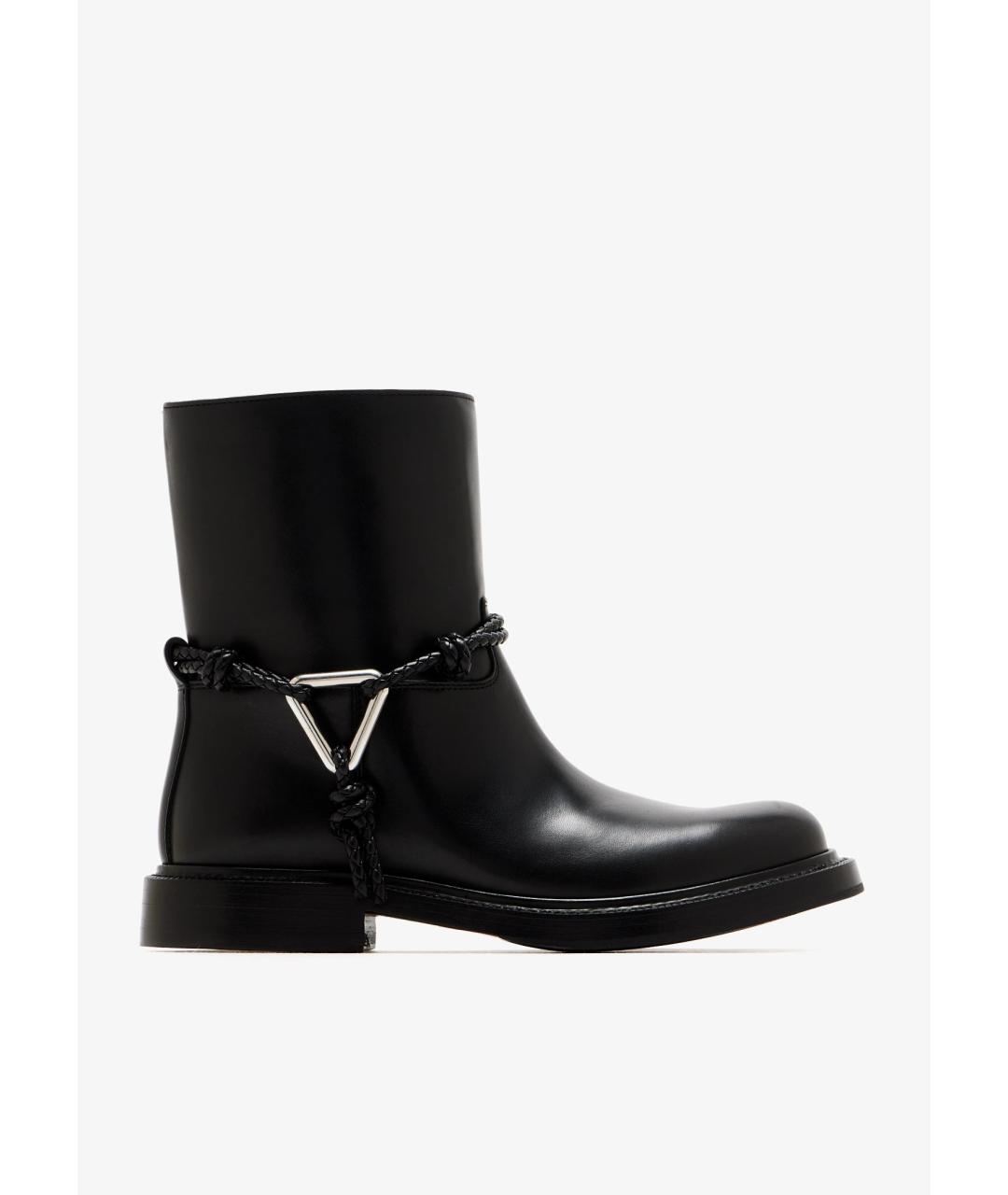BOTTEGA VENETA Черные ботильоны, фото 1