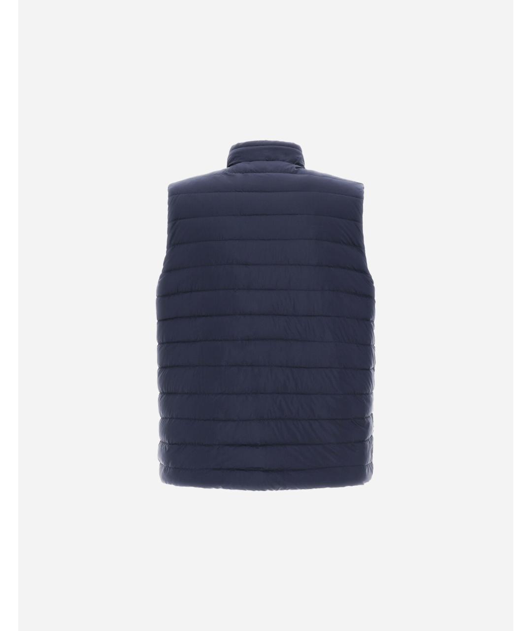 HERNO Синий полиамидовый жилет, фото 2