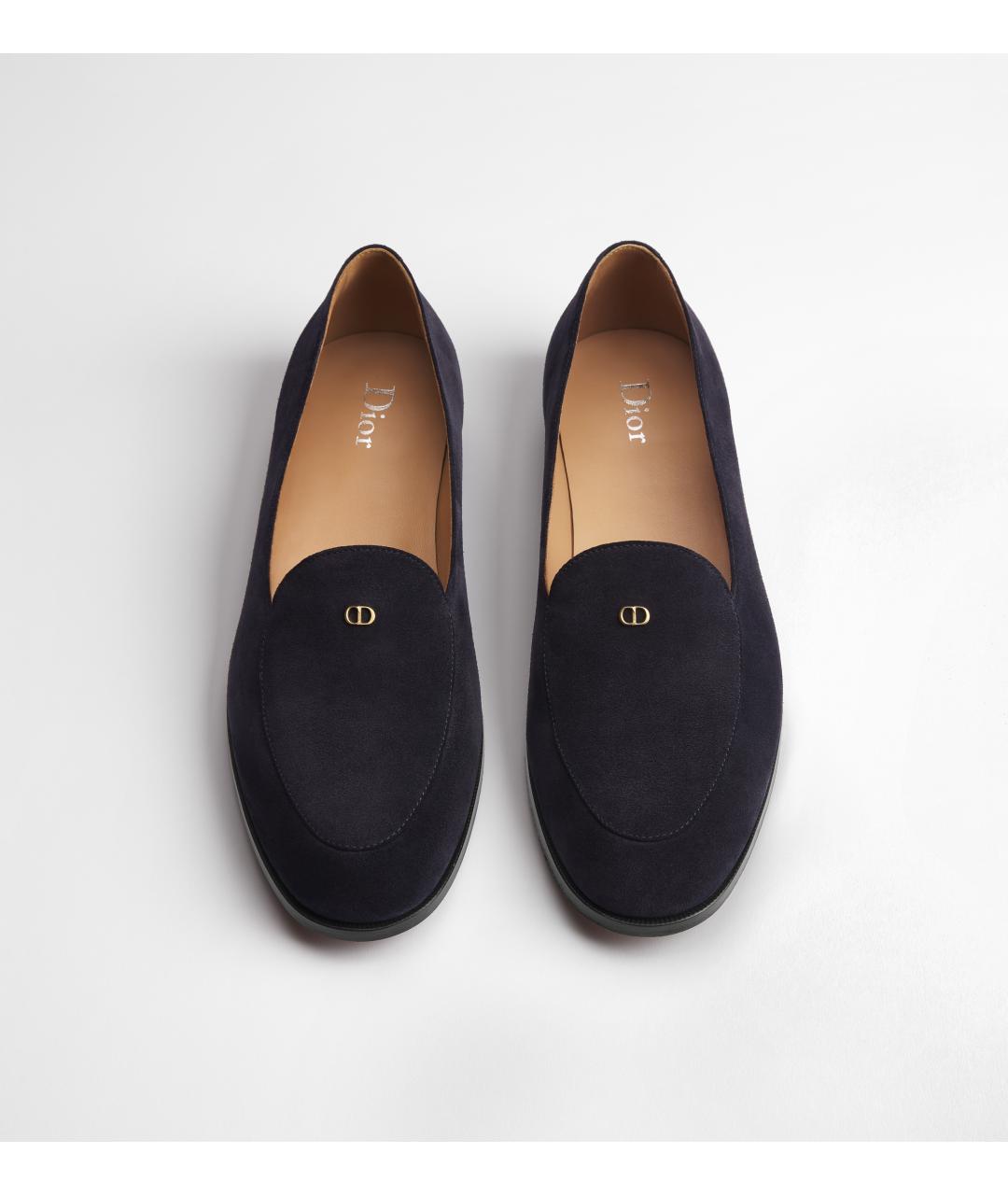 CHRISTIAN DIOR Синие лоферы, фото 2