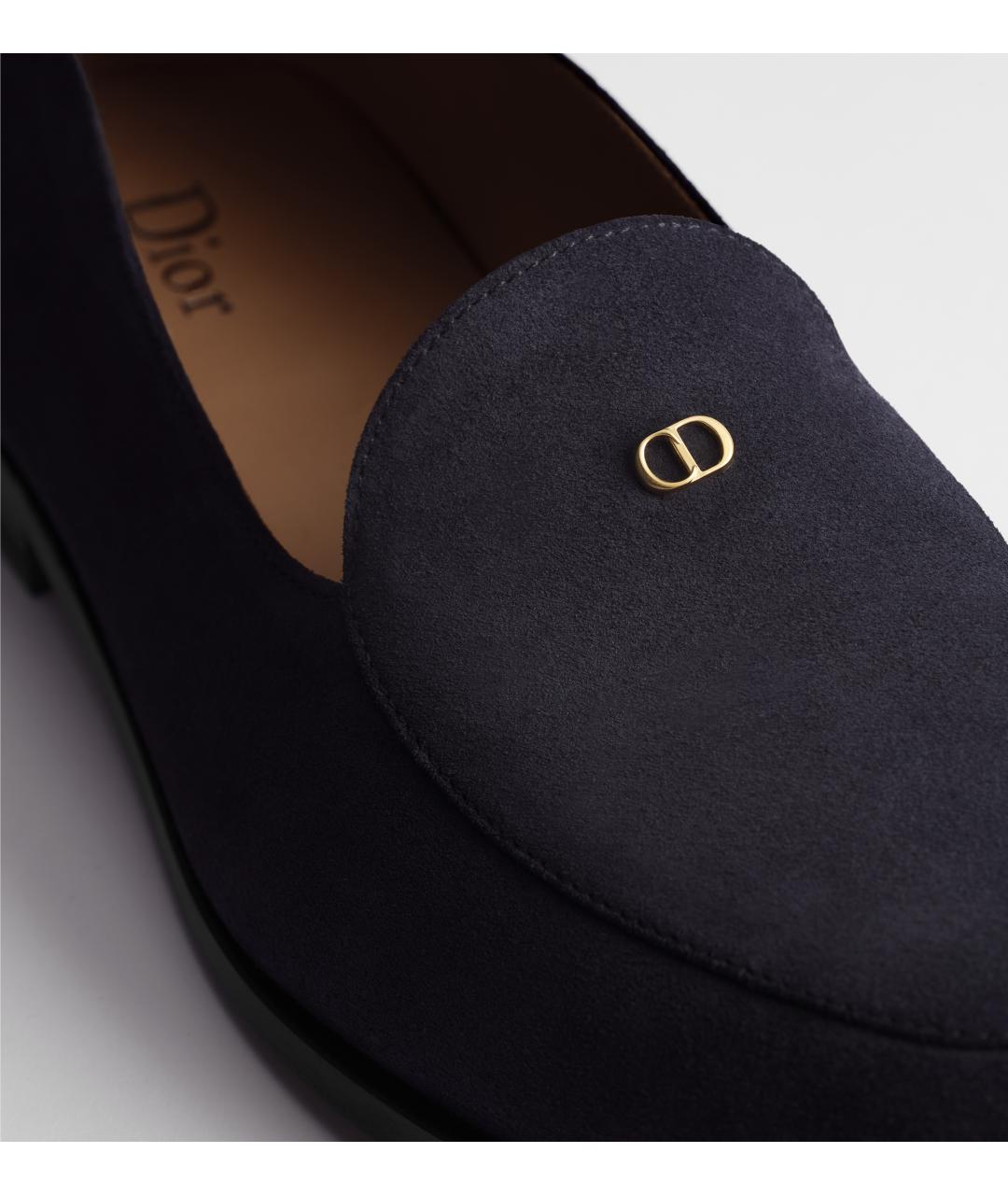 CHRISTIAN DIOR Синие лоферы, фото 5