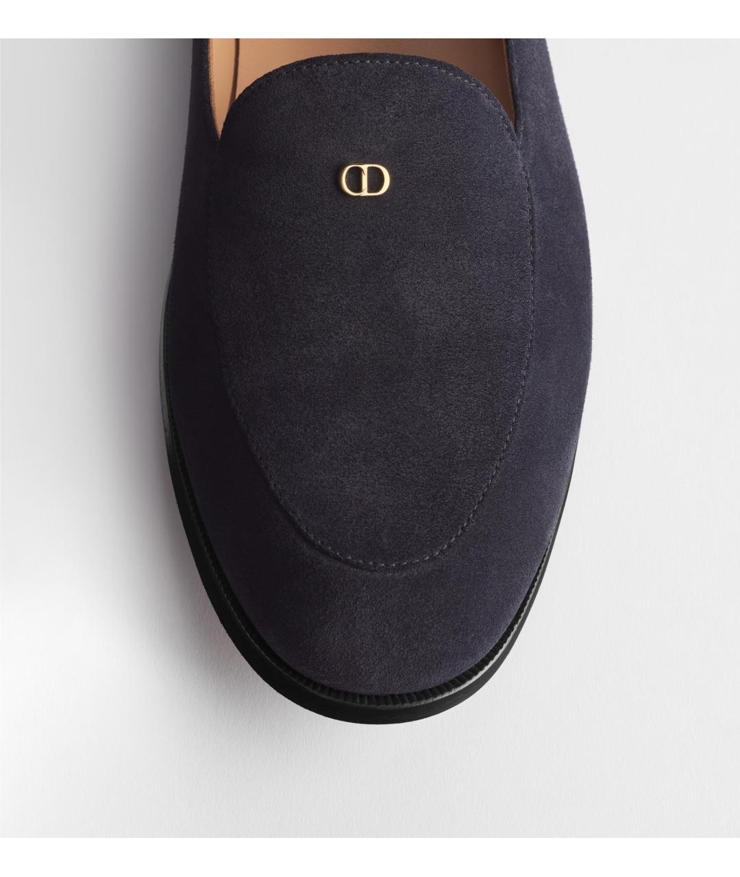 CHRISTIAN DIOR Синие лоферы, фото 4