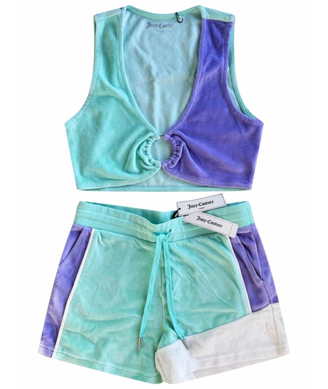 JUICY COUTURE Мульти хлопковые шорты, фото 1