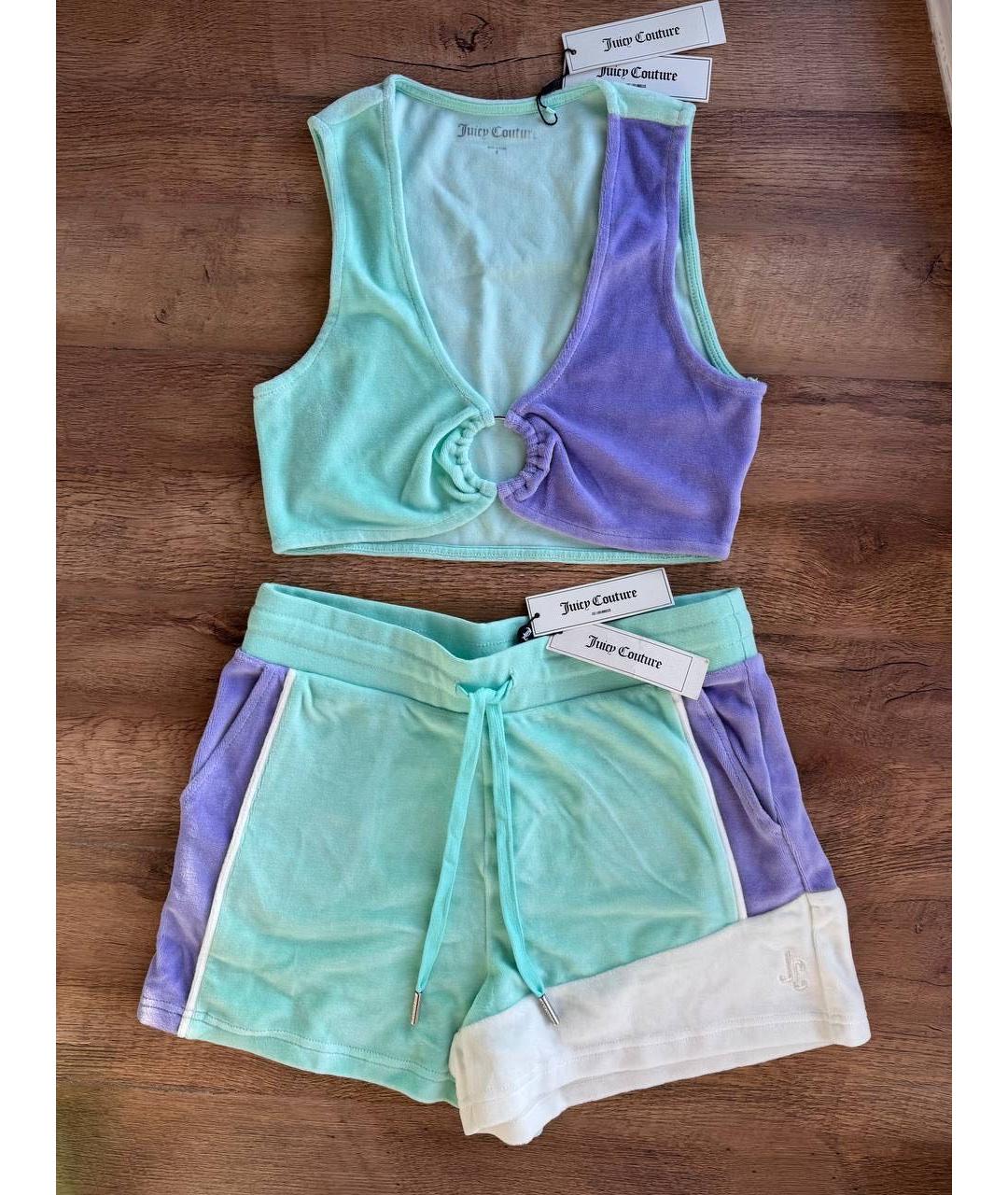 JUICY COUTURE Мульти хлопковые шорты, фото 8