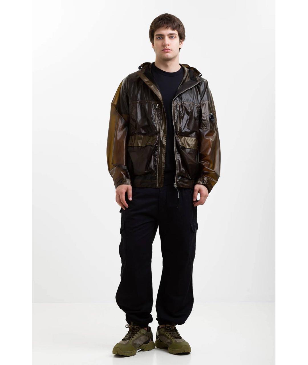 CP COMPANY Зеленая полиуретановая куртка, фото 4