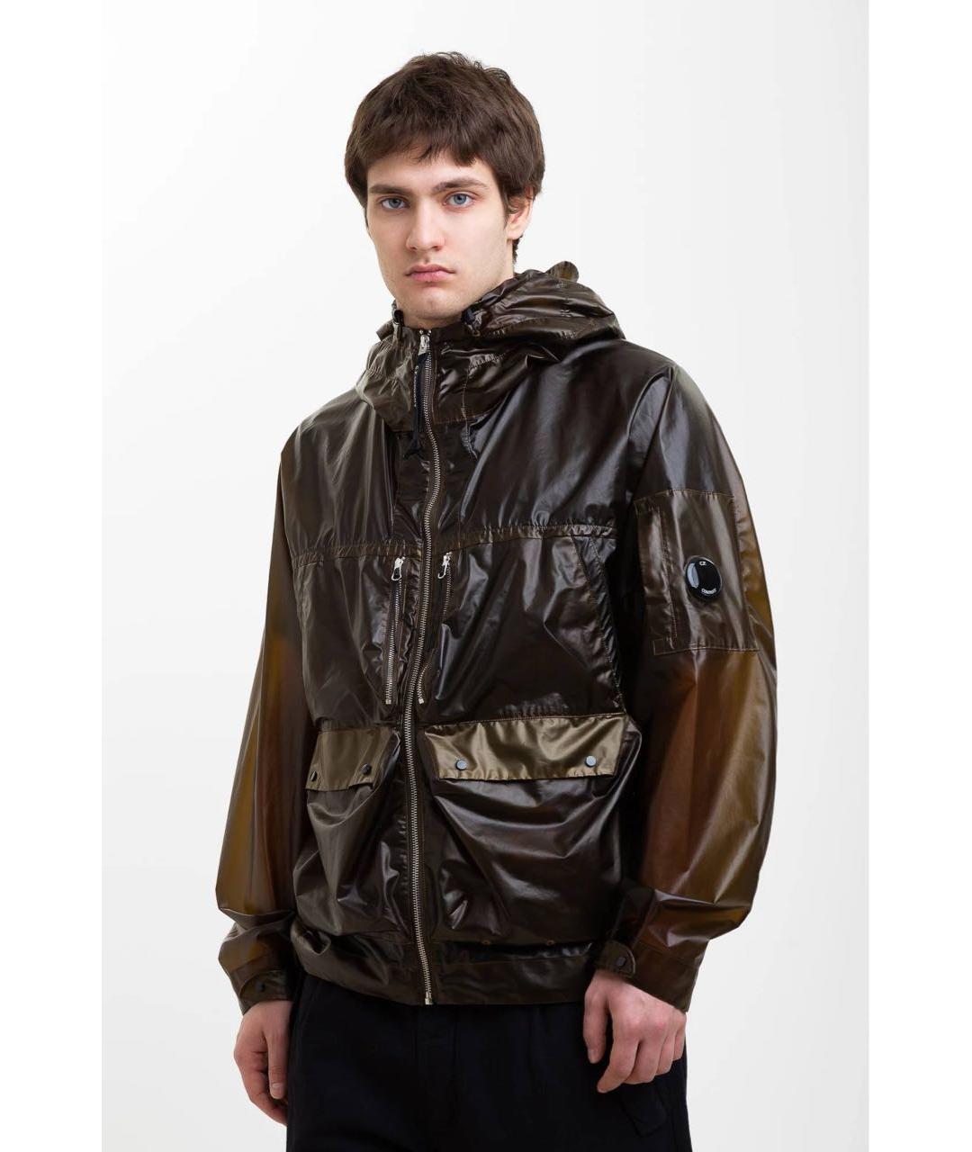 CP COMPANY Зеленая полиуретановая куртка, фото 2