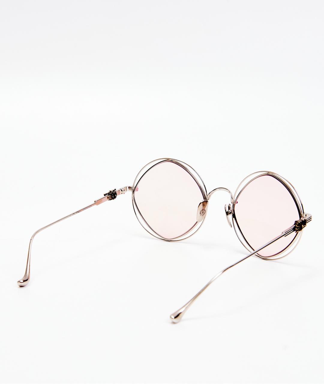 CHROME HEARTS Серебряные металлические солнцезащитные очки, фото 3