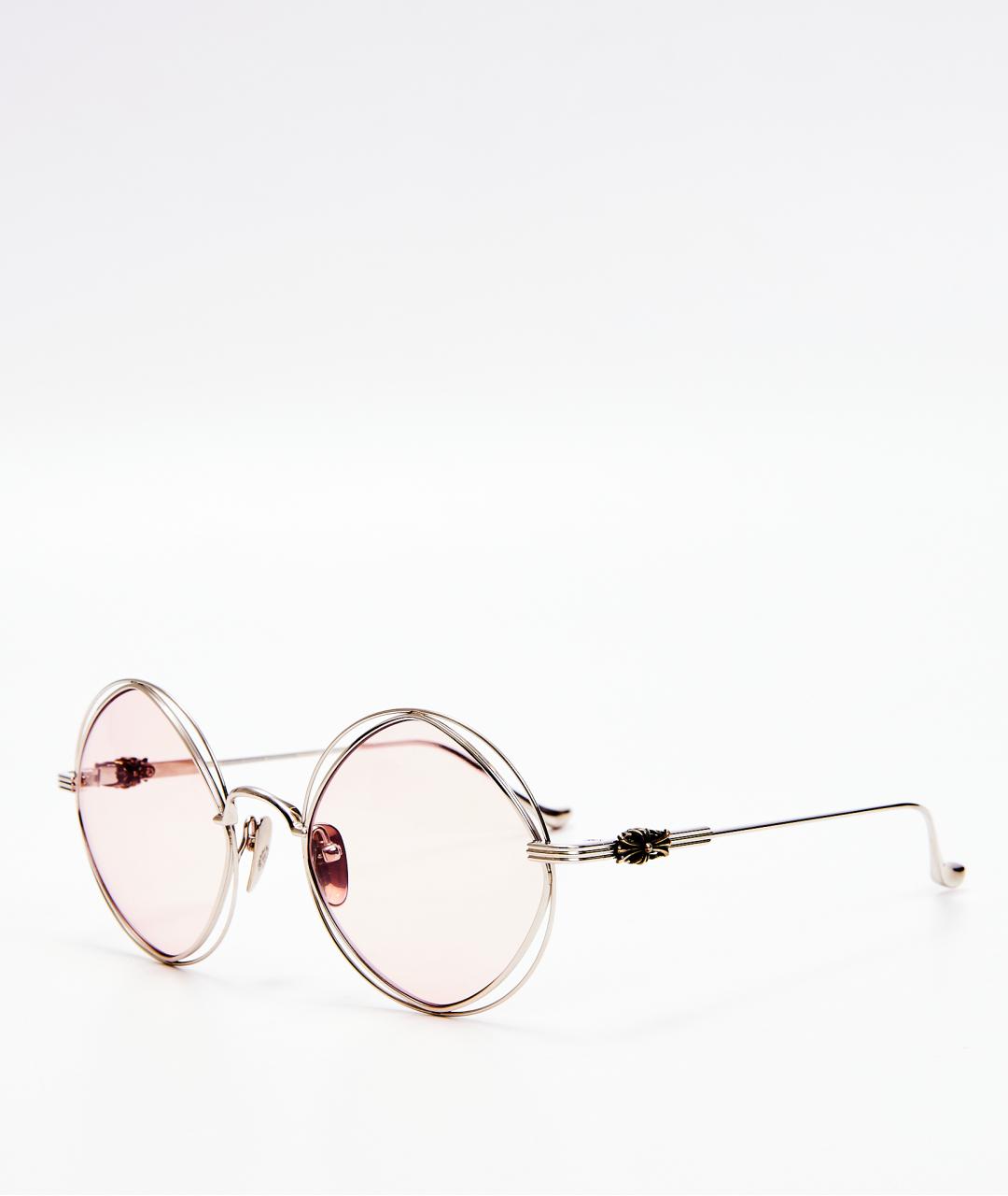 CHROME HEARTS Серебряные металлические солнцезащитные очки, фото 2