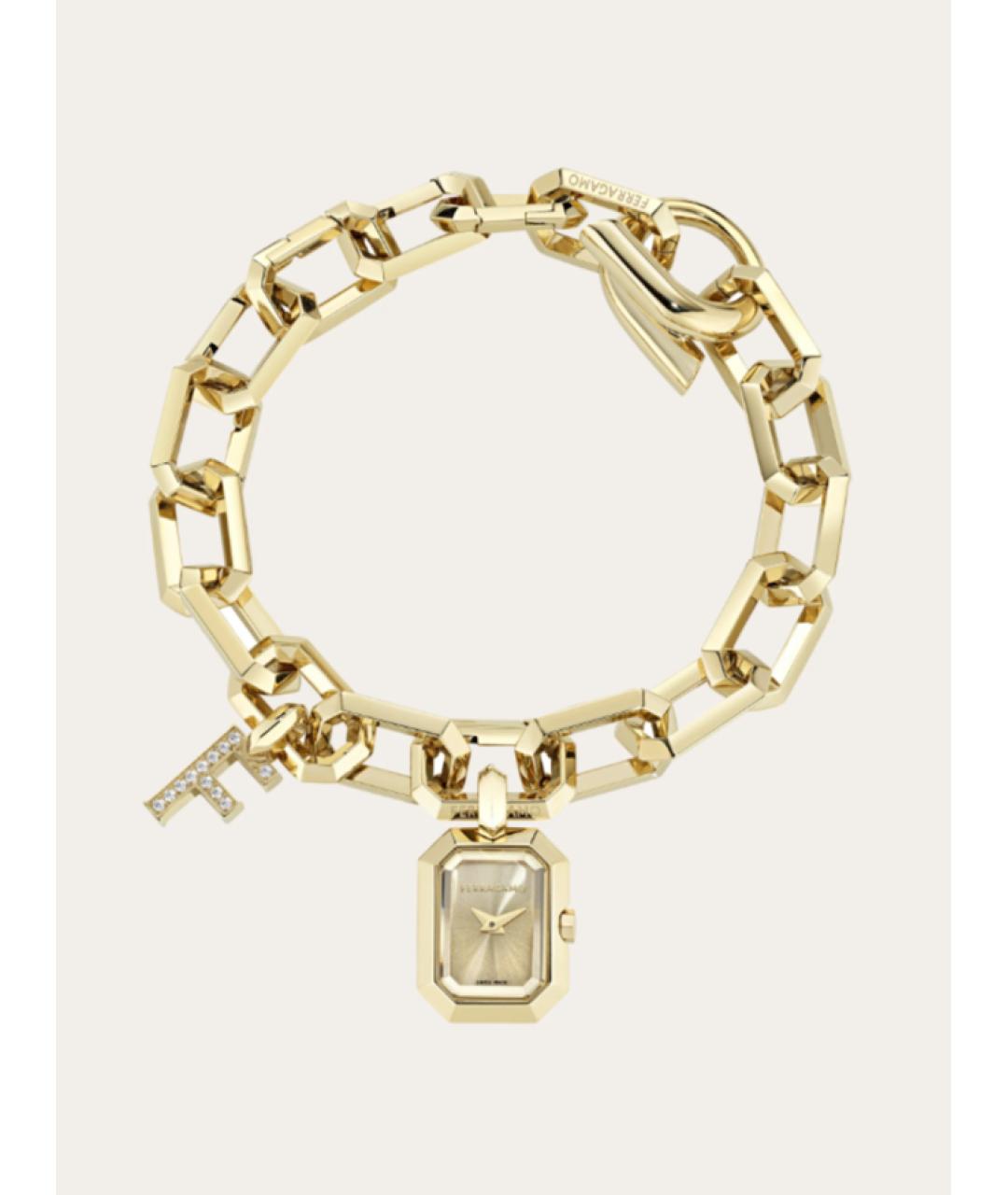 FERRAGAMO Золотые часы из желтого золота, фото 4