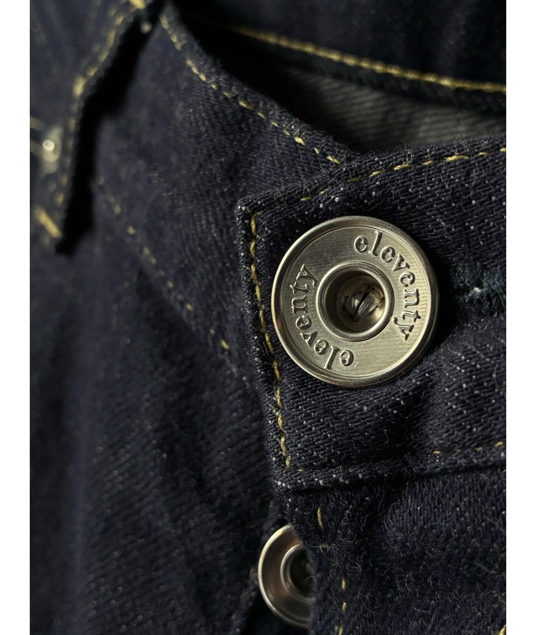 ELEVENTY Темно-синие хлопко-эластановые джинсы скинни, фото 2