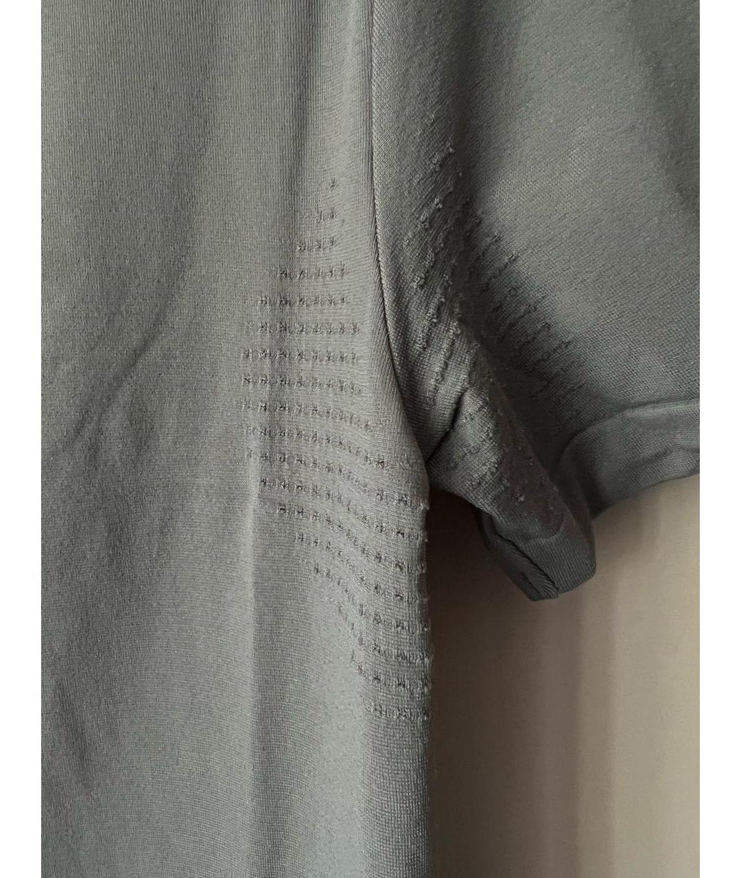 THE PANGAIA Антрацитовая полиамидовая футболка, фото 4