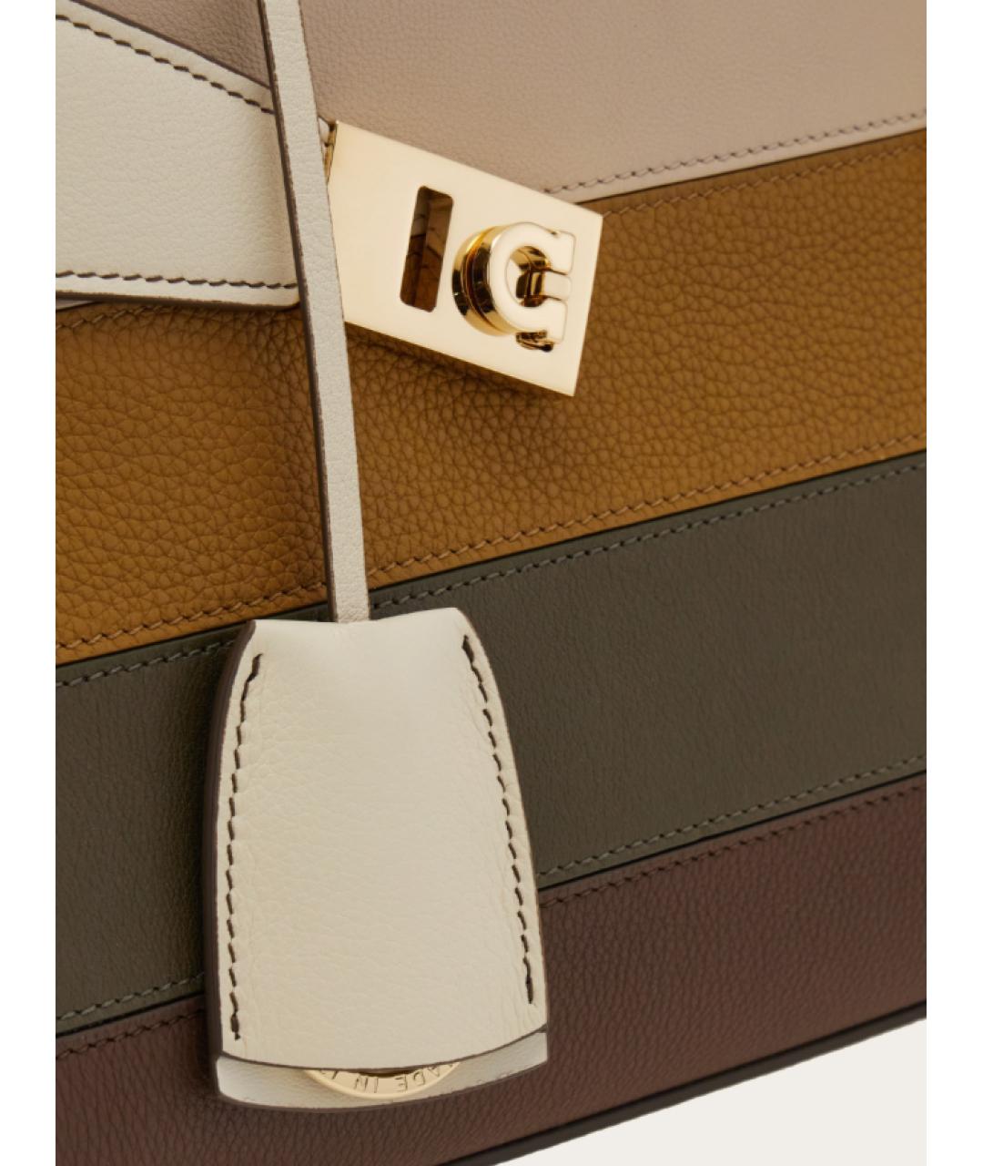 FERRAGAMO Мульти кожаная сумка с короткими ручками, фото 3