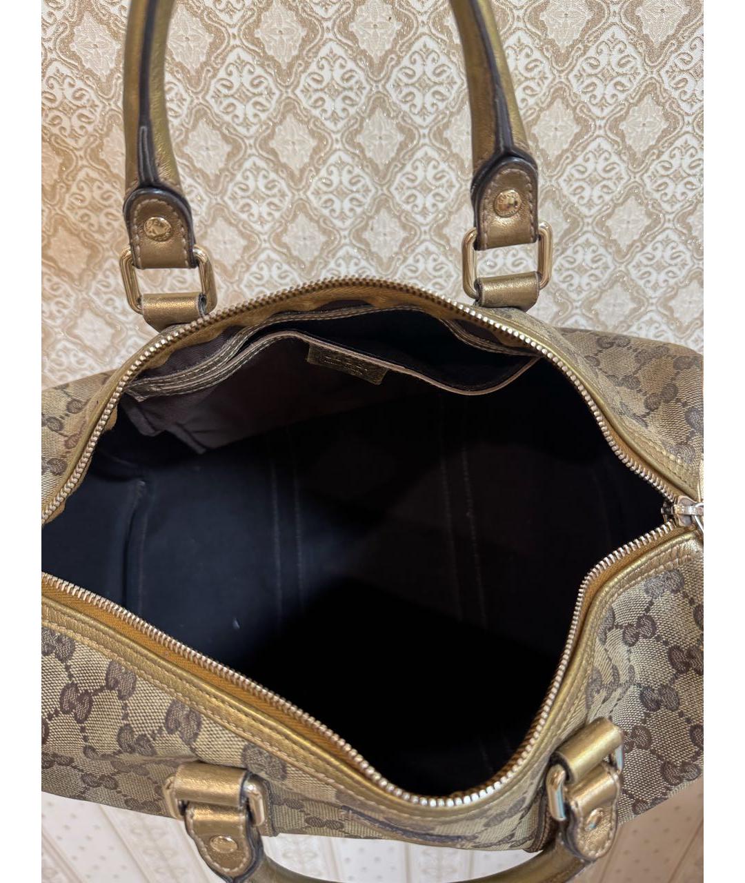 GUCCI Бежевая сумка с короткими ручками, фото 4