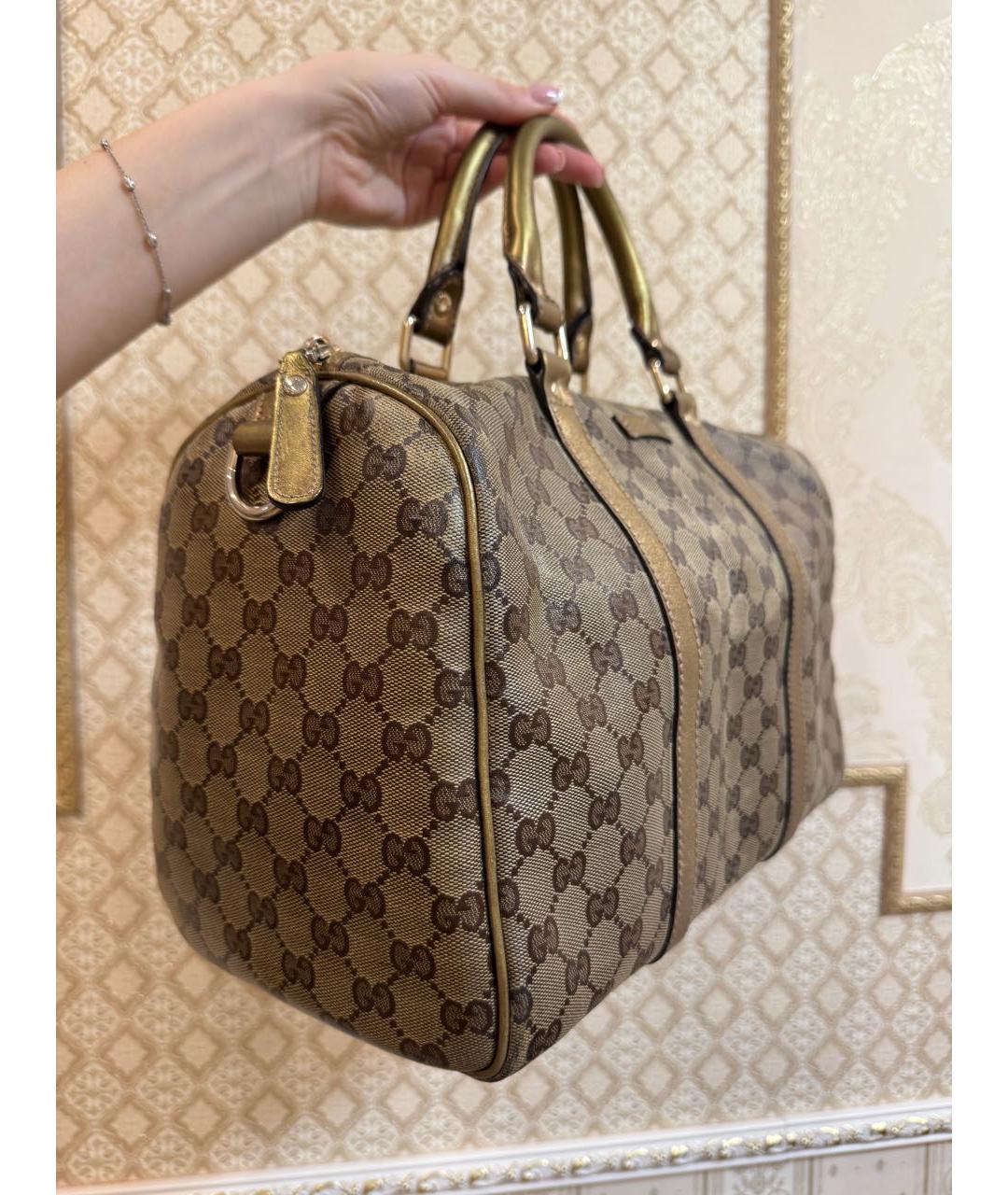 GUCCI Бежевая сумка с короткими ручками, фото 2