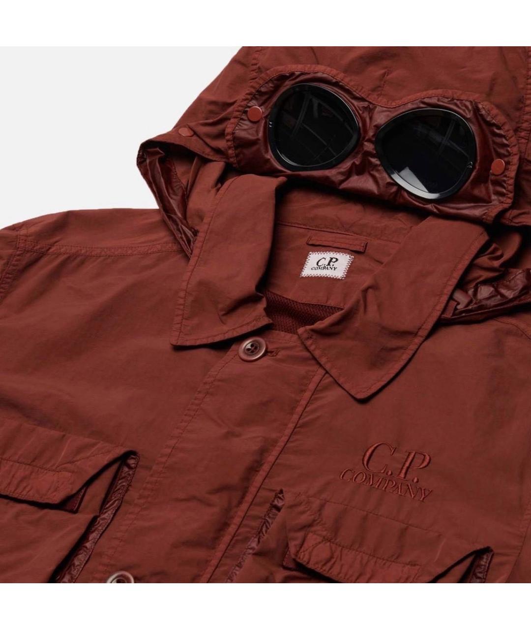 CP COMPANY Бордовая полиамидовая куртка, фото 4