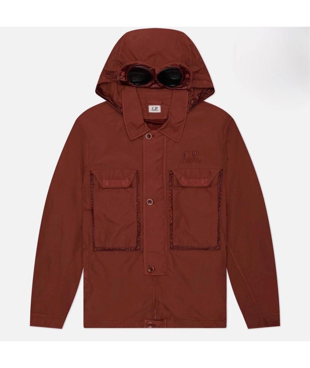 CP COMPANY Бордовая полиамидовая куртка, фото 5