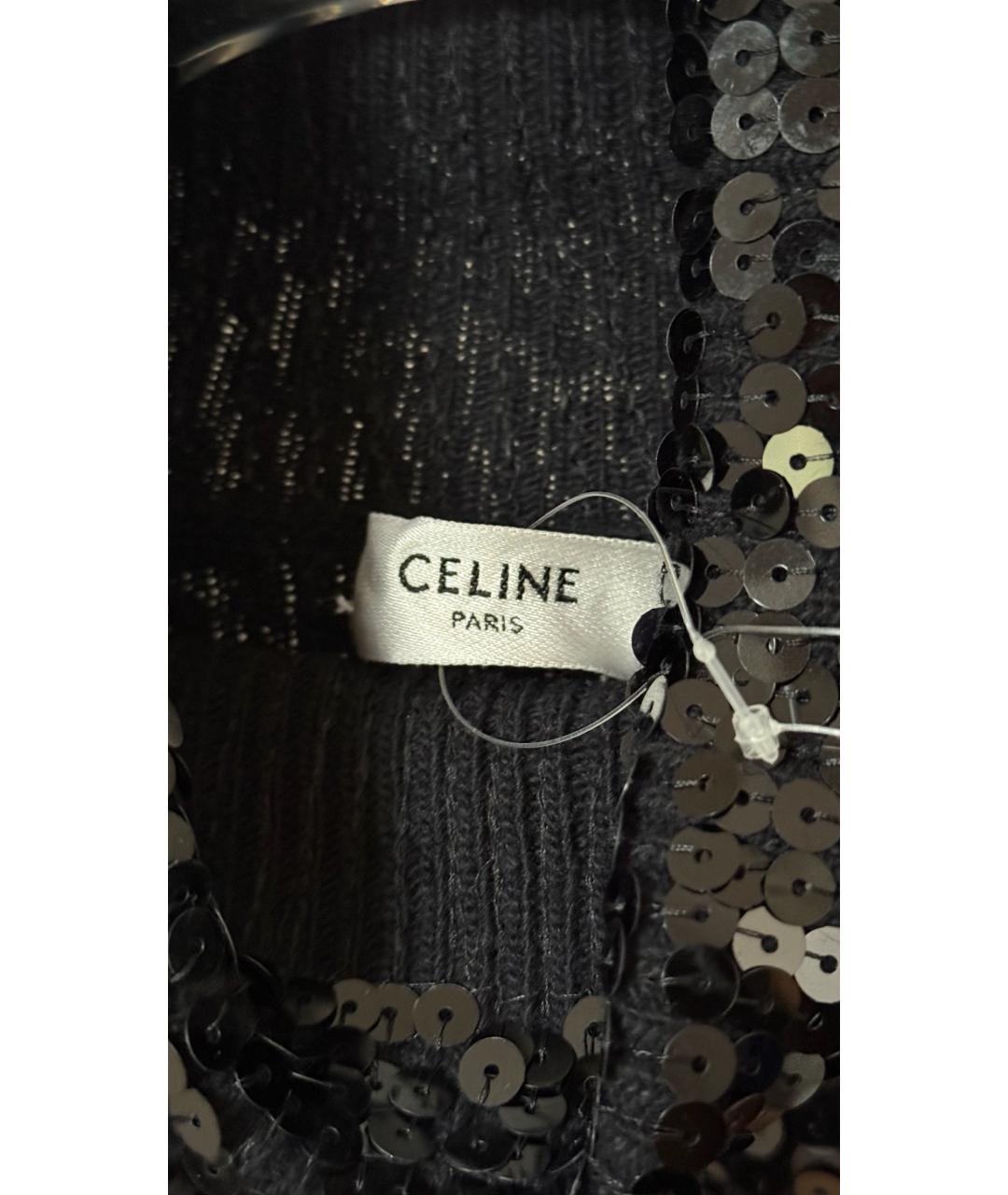CELINE Черная водолазка, фото 7