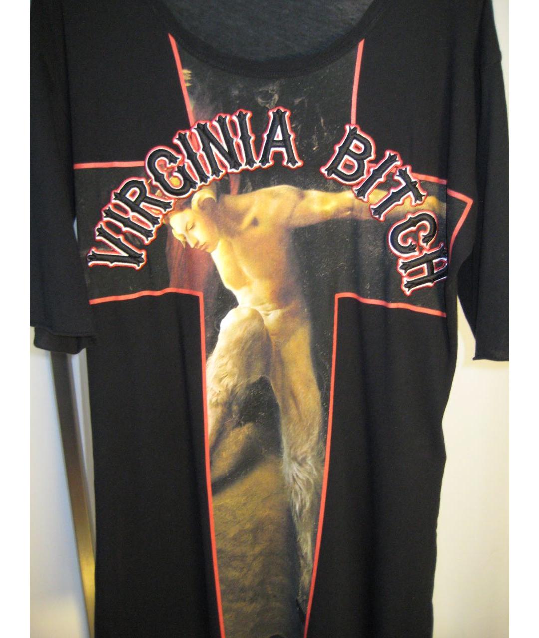 GIVENCHY Черная хлопко-эластановая футболка, фото 3