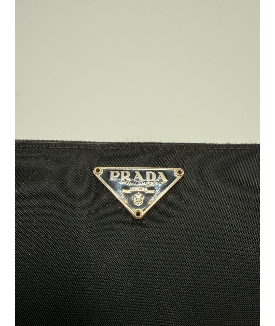 PRADA Черный кошелек, фото 3