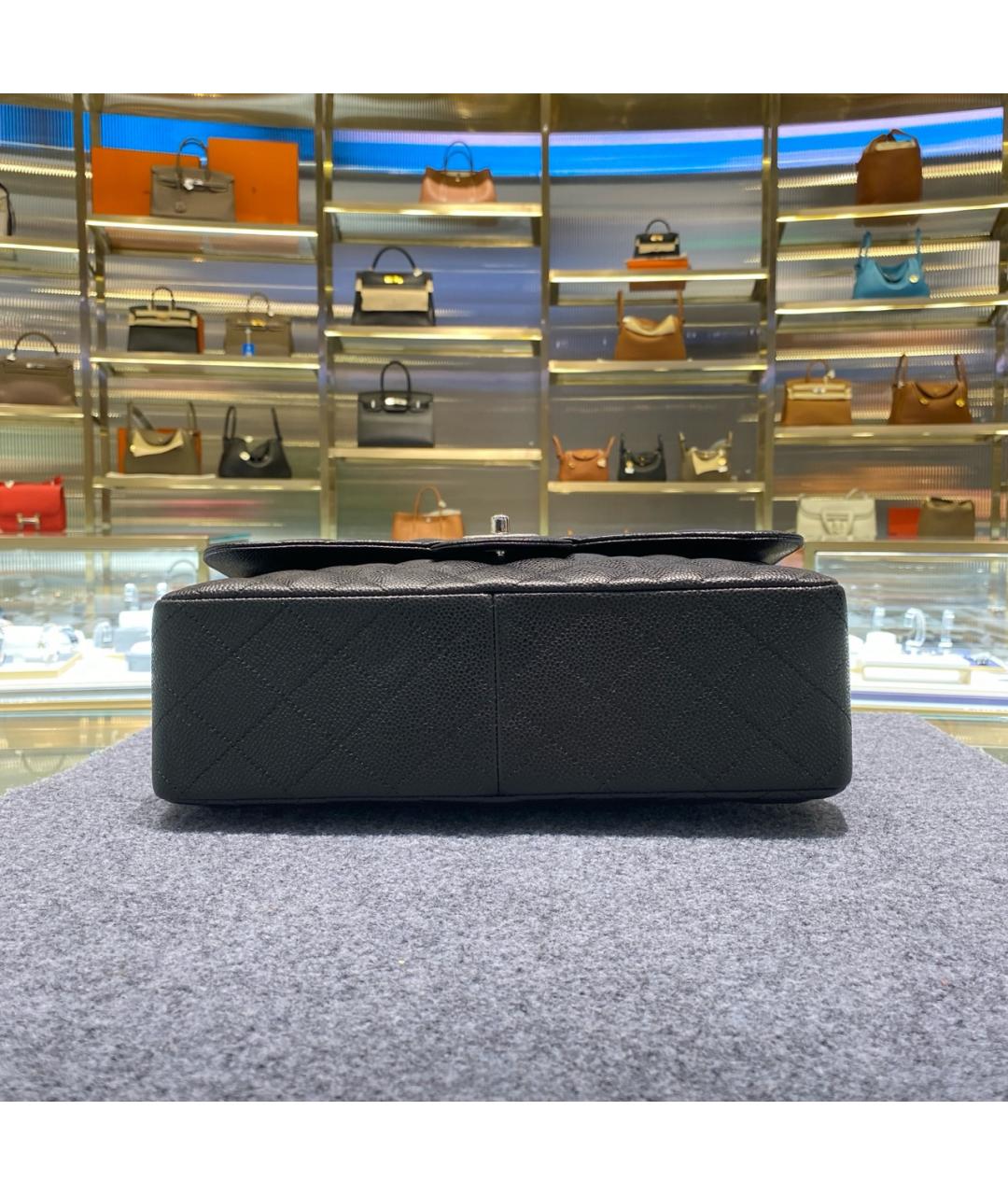 CHANEL Черная кожаная сумка через плечо, фото 5