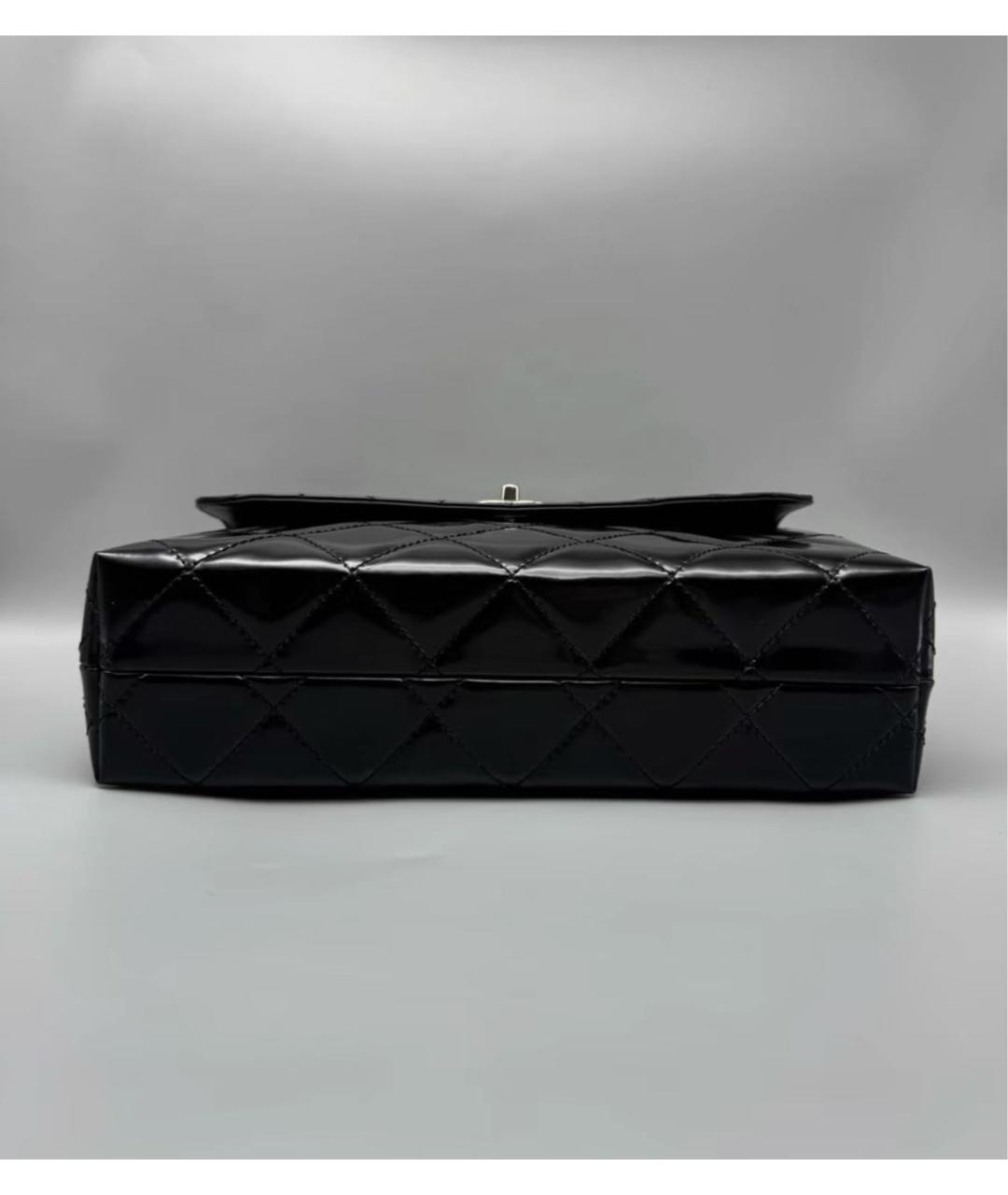 CHANEL Черная кожаная сумка через плечо, фото 5