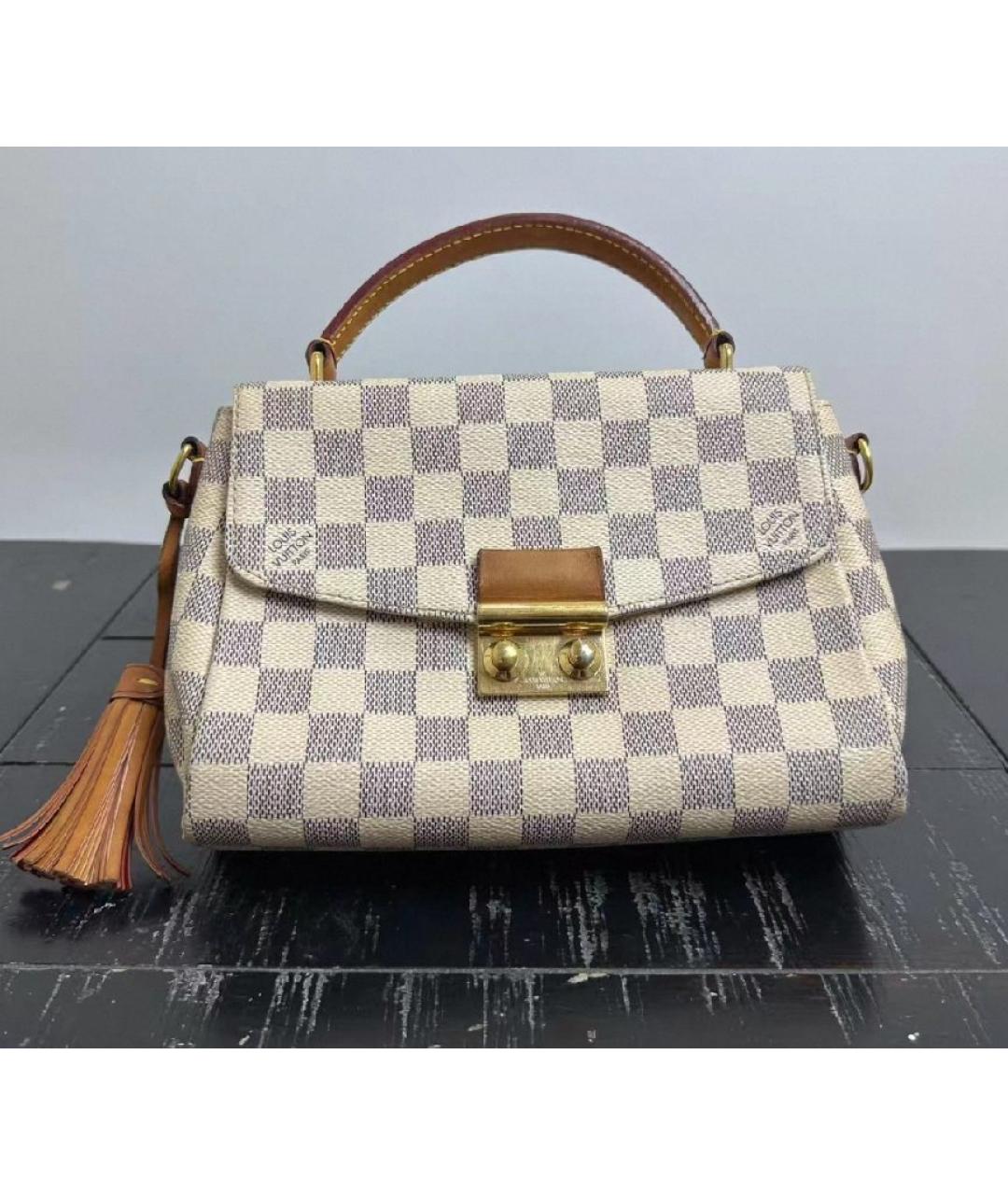 LOUIS VUITTON Белая сумка с короткими ручками, фото 4