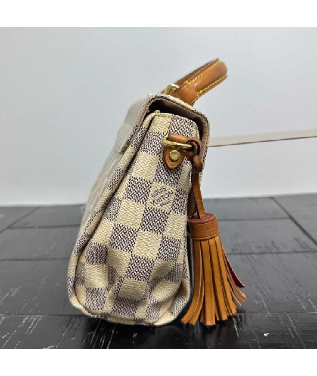 LOUIS VUITTON Белая сумка с короткими ручками, фото 3