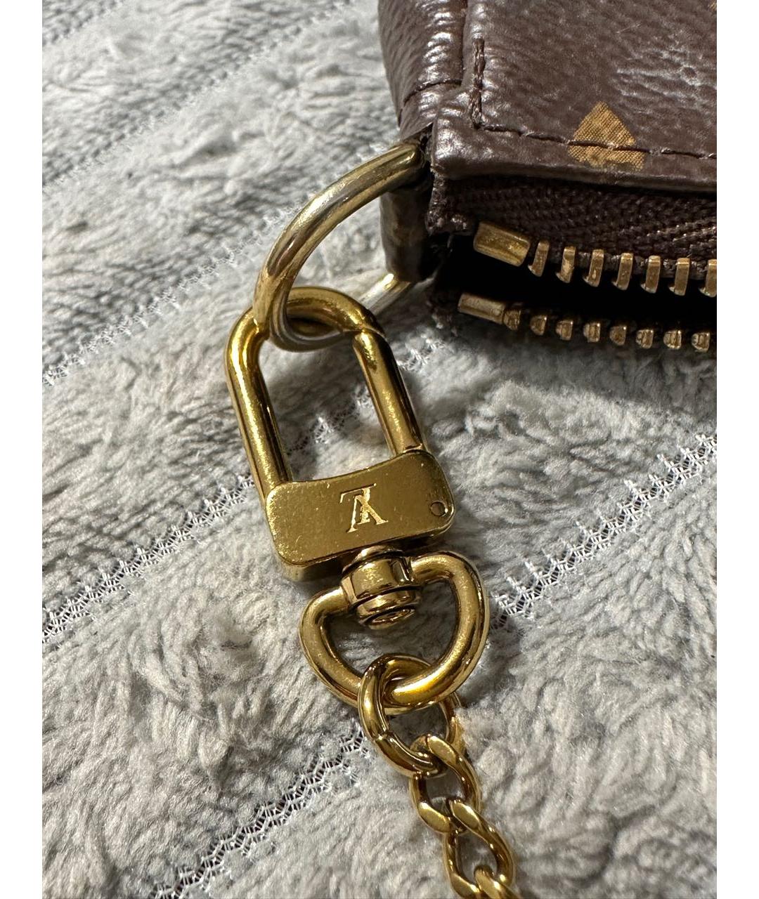 LOUIS VUITTON Коричневая сумка с короткими ручками, фото 6