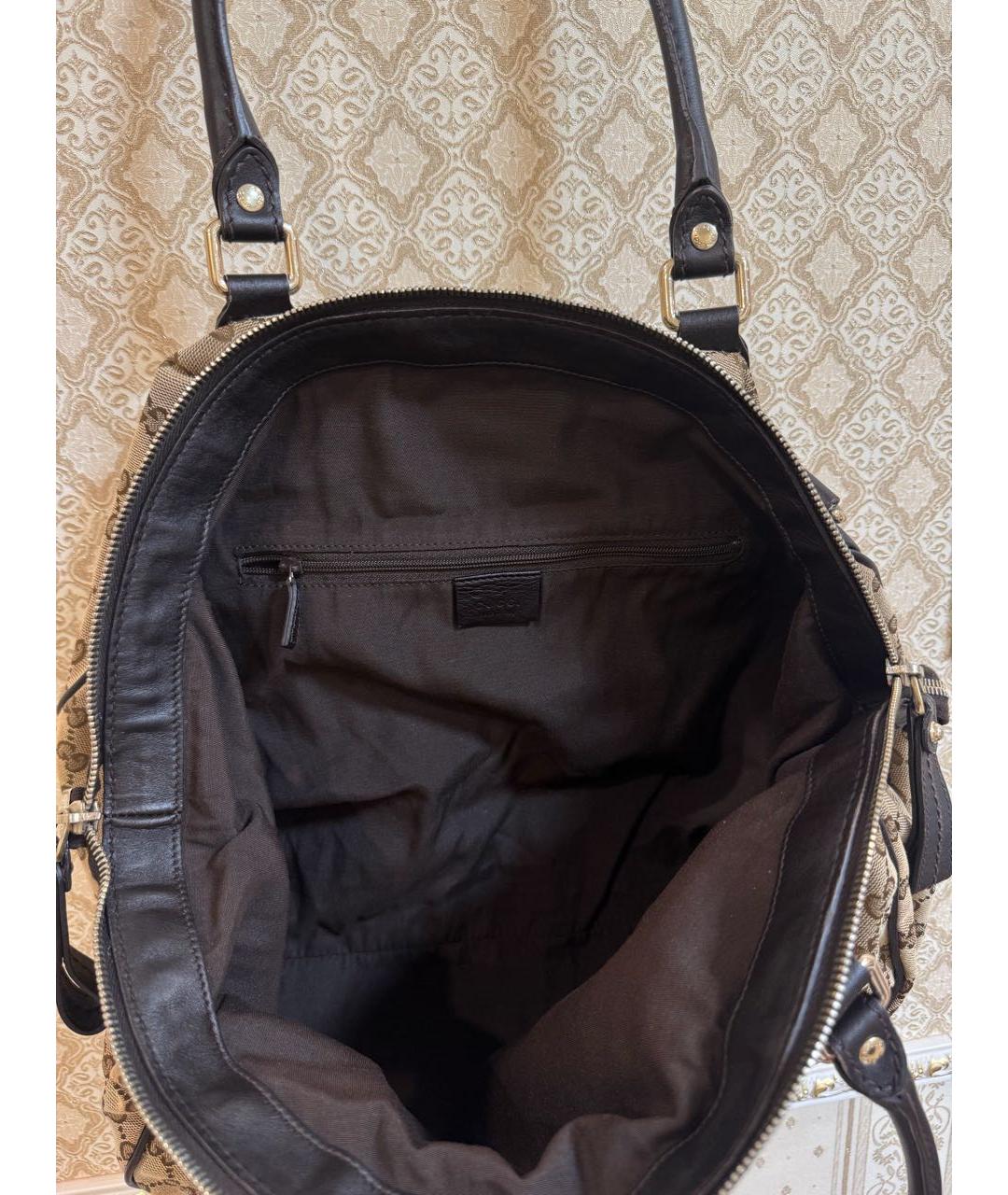 GUCCI Бежевая сумка тоут, фото 4