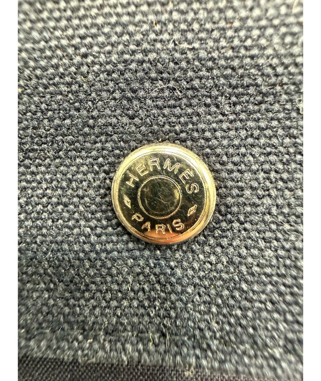 HERMES Темно-синий кошелек, фото 5