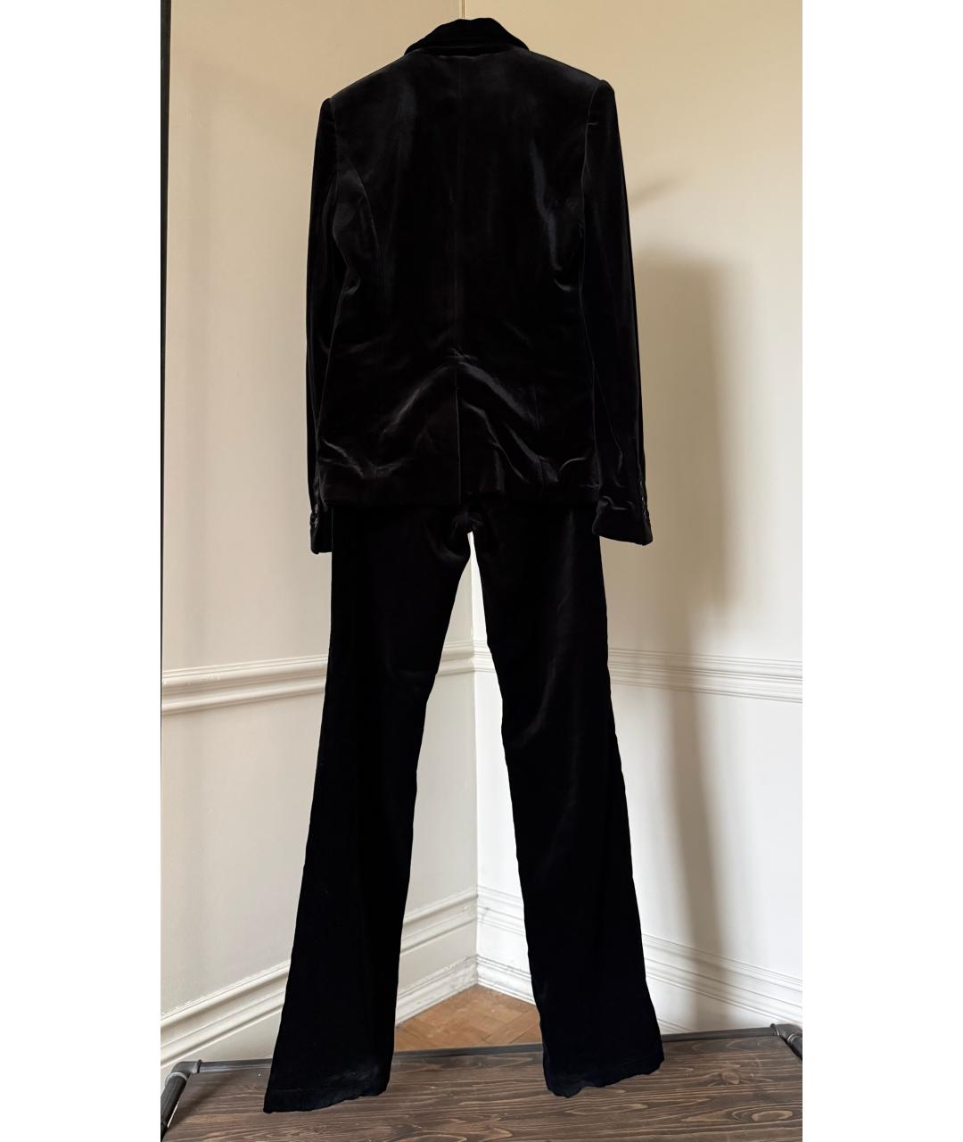 GUCCI Синий бархатный костюм с брюками, фото 2