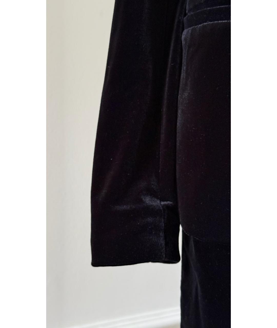 GUCCI Синий бархатный костюм с брюками, фото 5