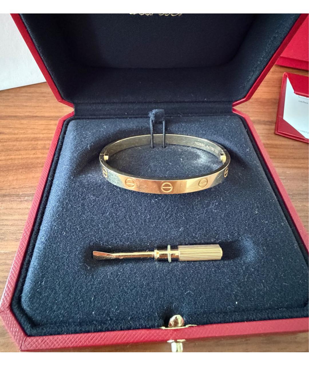 CARTIER Золотой браслет из желтого золота, фото 6