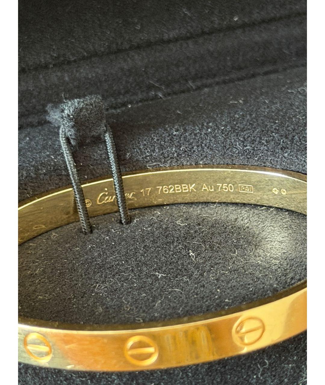 CARTIER Золотой браслет из желтого золота, фото 3