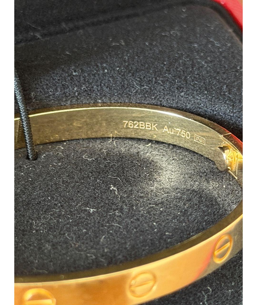 CARTIER Золотой браслет из желтого золота, фото 4