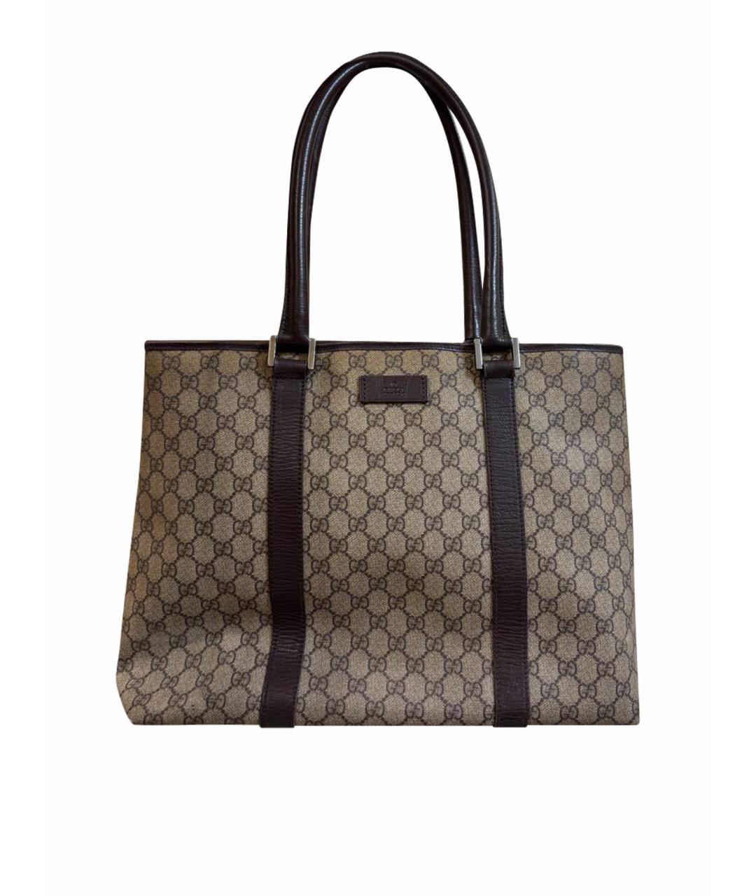 GUCCI Коричневая сумка тоут, фото 1