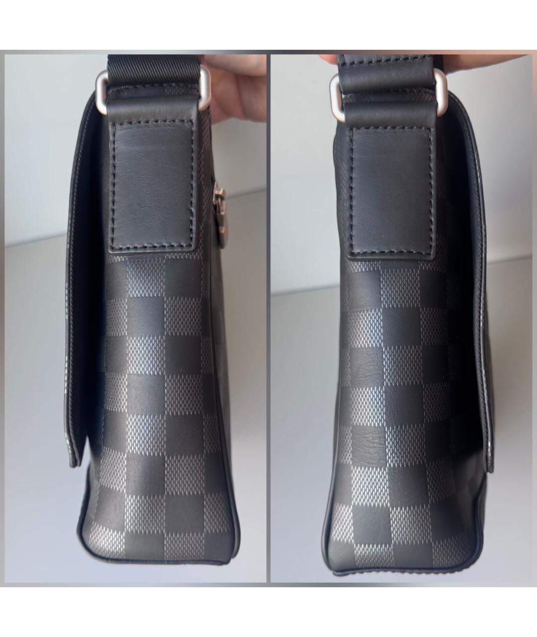 LOUIS VUITTON Черная сумка на плечо, фото 4