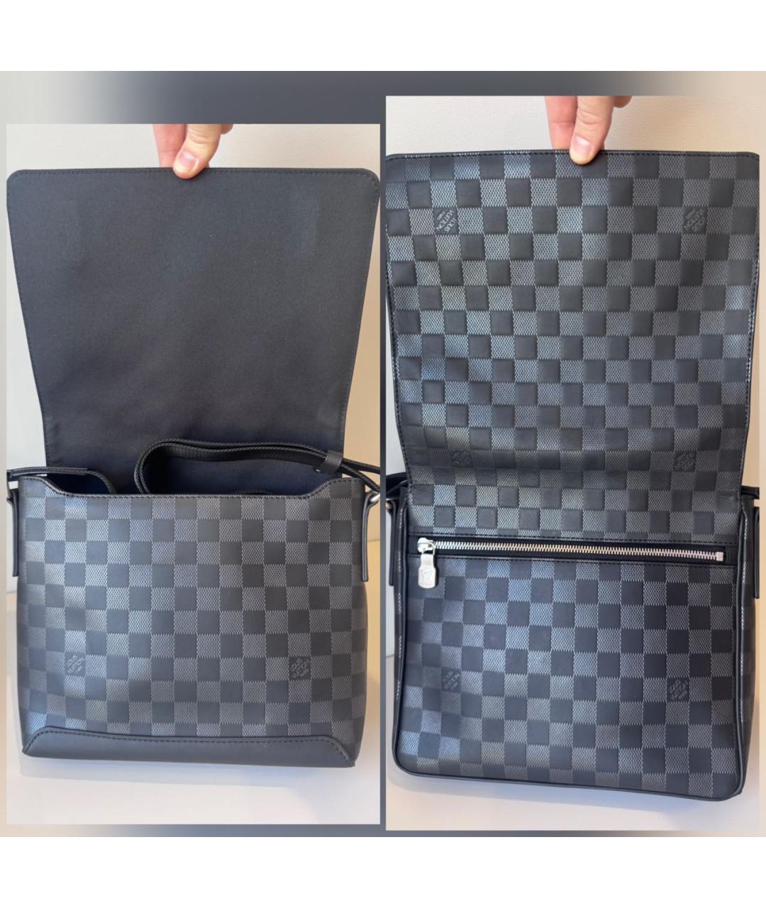 LOUIS VUITTON Черная сумка на плечо, фото 7