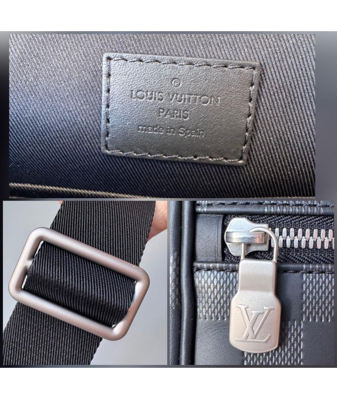 LOUIS VUITTON Черная сумка на плечо, фото 8