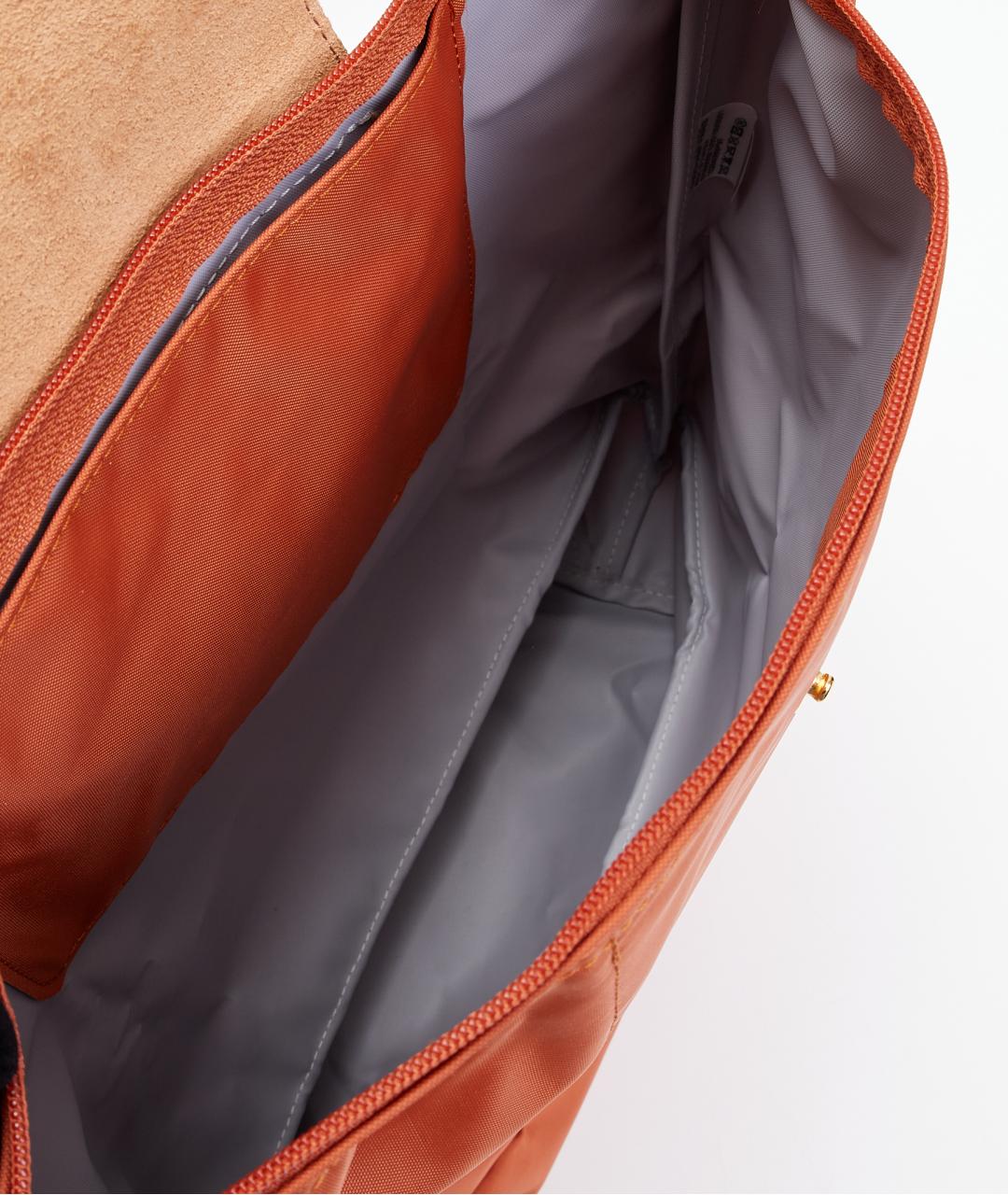 LONGCHAMP Оранжевый тканевый рюкзак, фото 4