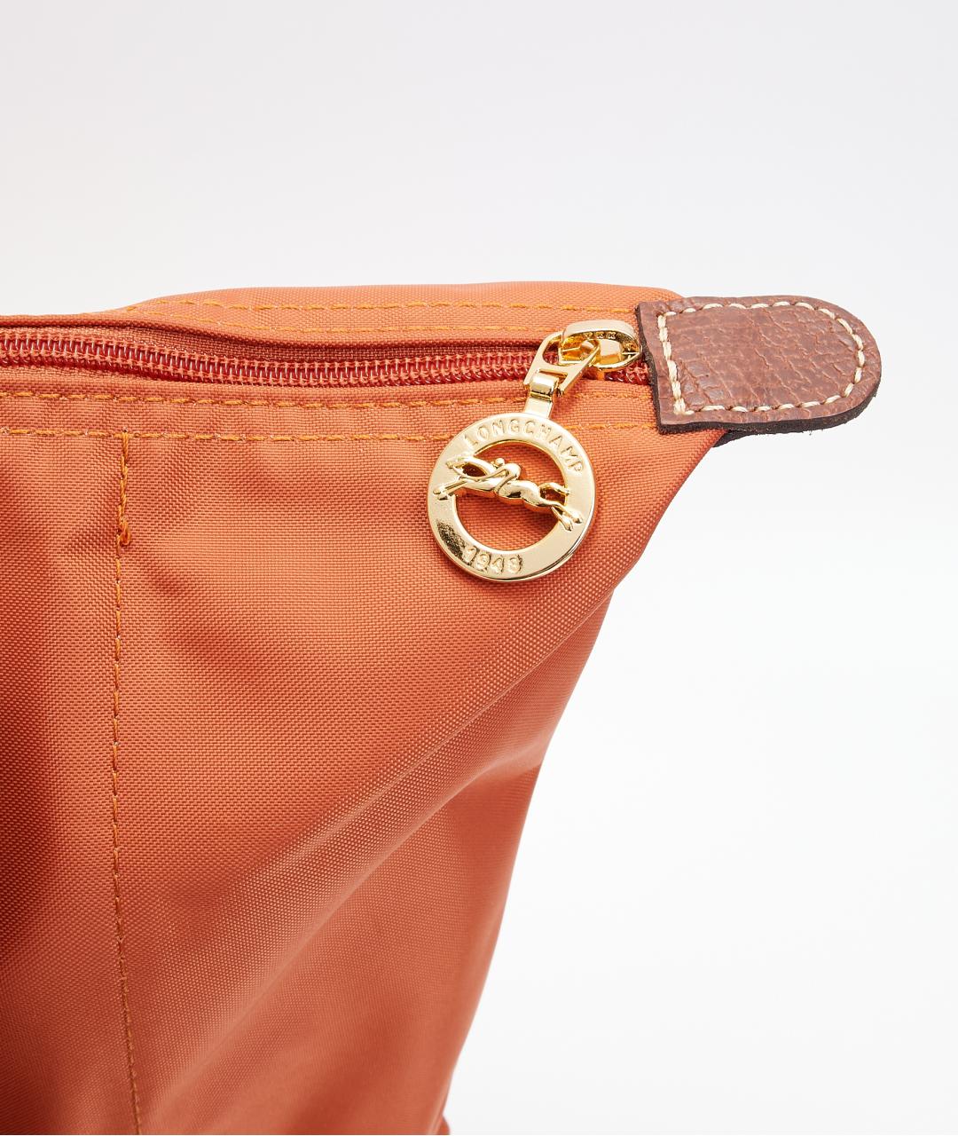 LONGCHAMP Оранжевый тканевый рюкзак, фото 7