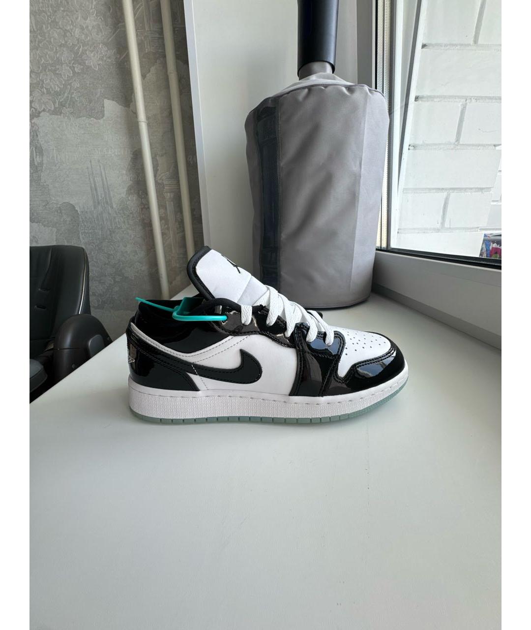 NIKE Черные кроссовки из лакированной кожи, фото 5