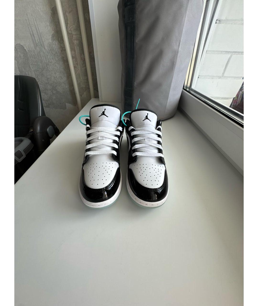 NIKE Черные кроссовки из лакированной кожи, фото 2