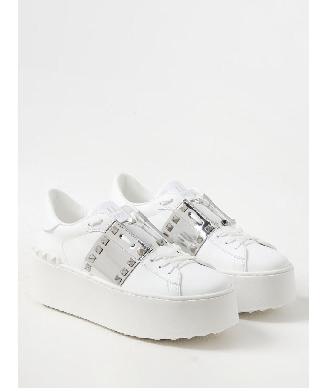 VALENTINO Белые кожаные кеды, фото 2