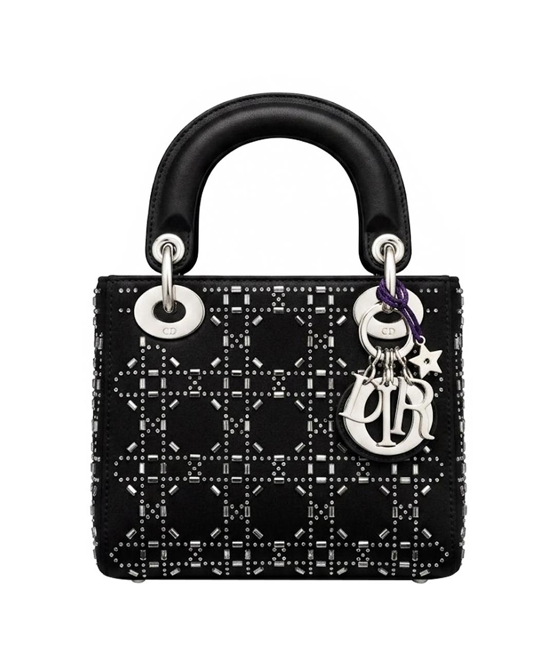 CHRISTIAN DIOR Черная сумка с короткими ручками, фото 1