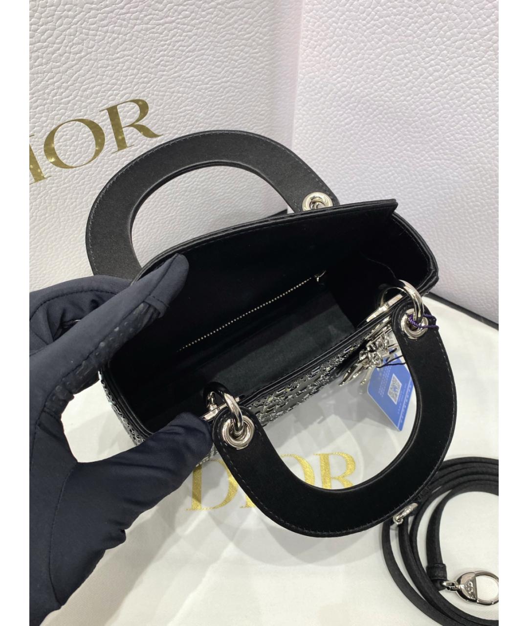 CHRISTIAN DIOR Черная сумка с короткими ручками, фото 8