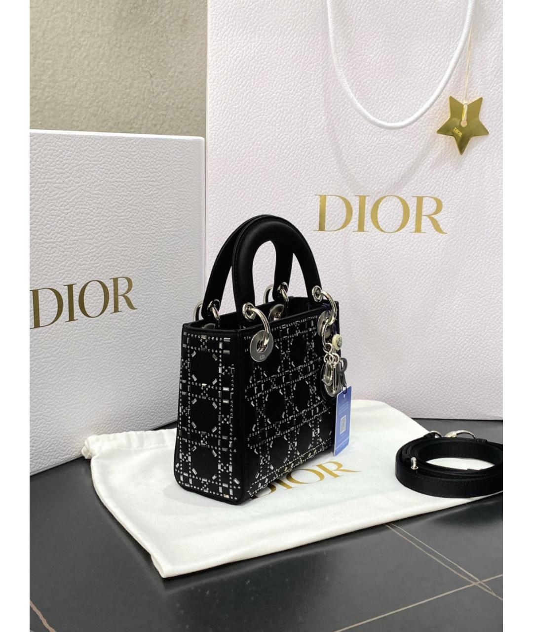 CHRISTIAN DIOR Черная сумка с короткими ручками, фото 4