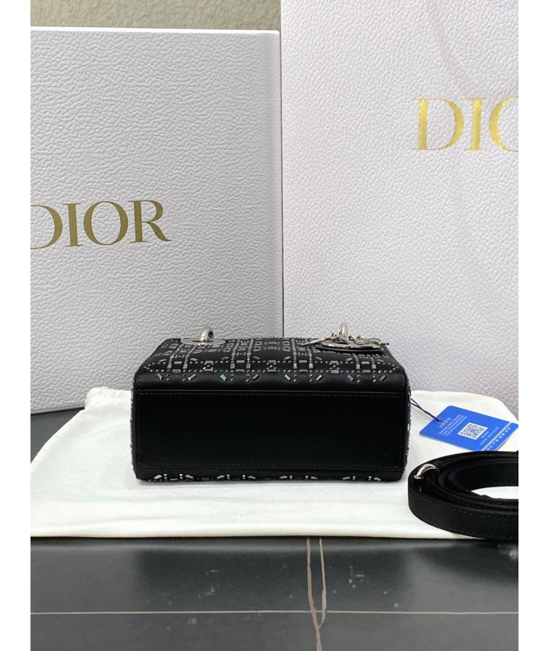 CHRISTIAN DIOR Черная сумка с короткими ручками, фото 7