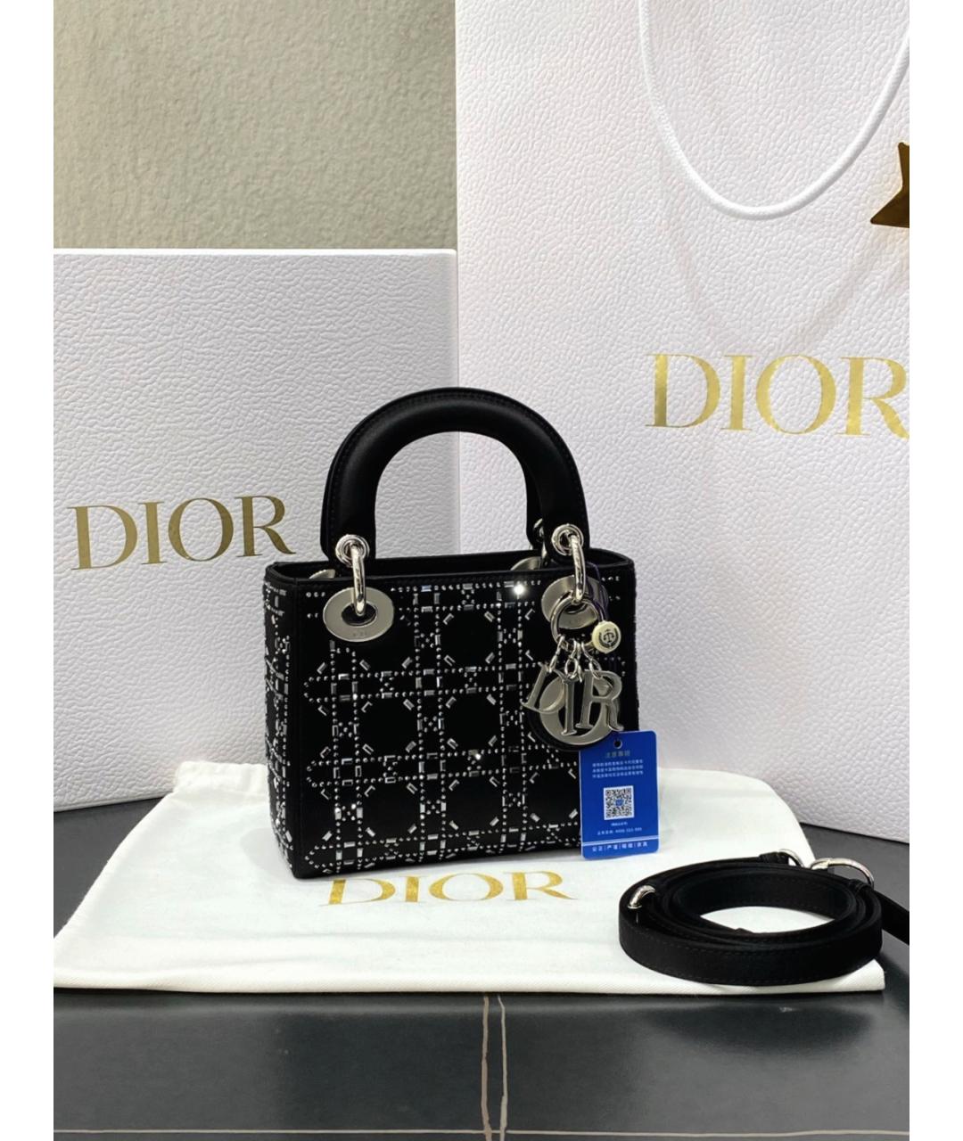 CHRISTIAN DIOR Черная сумка с короткими ручками, фото 2