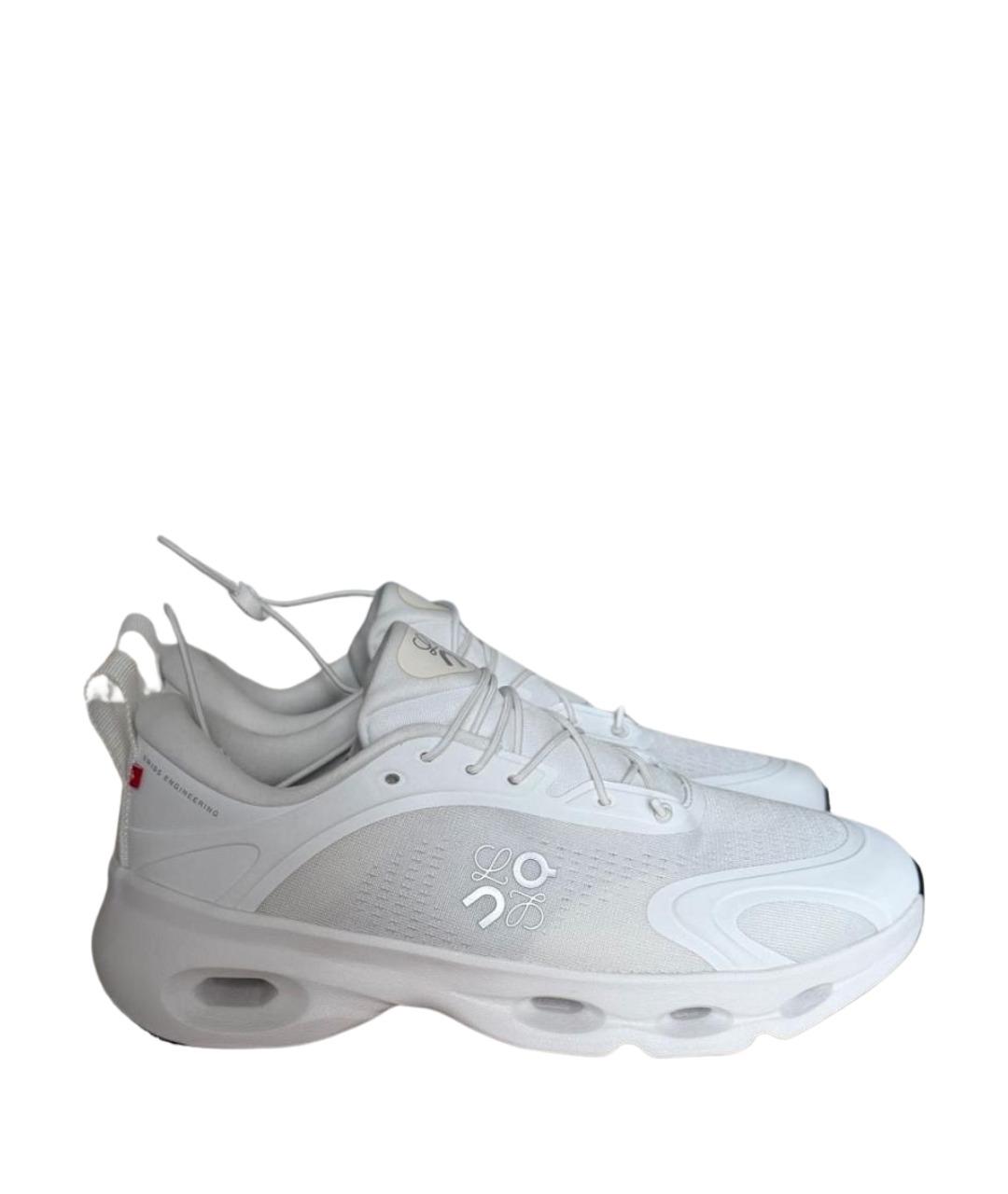 LOEWE Белые текстильные кроссовки, фото 1