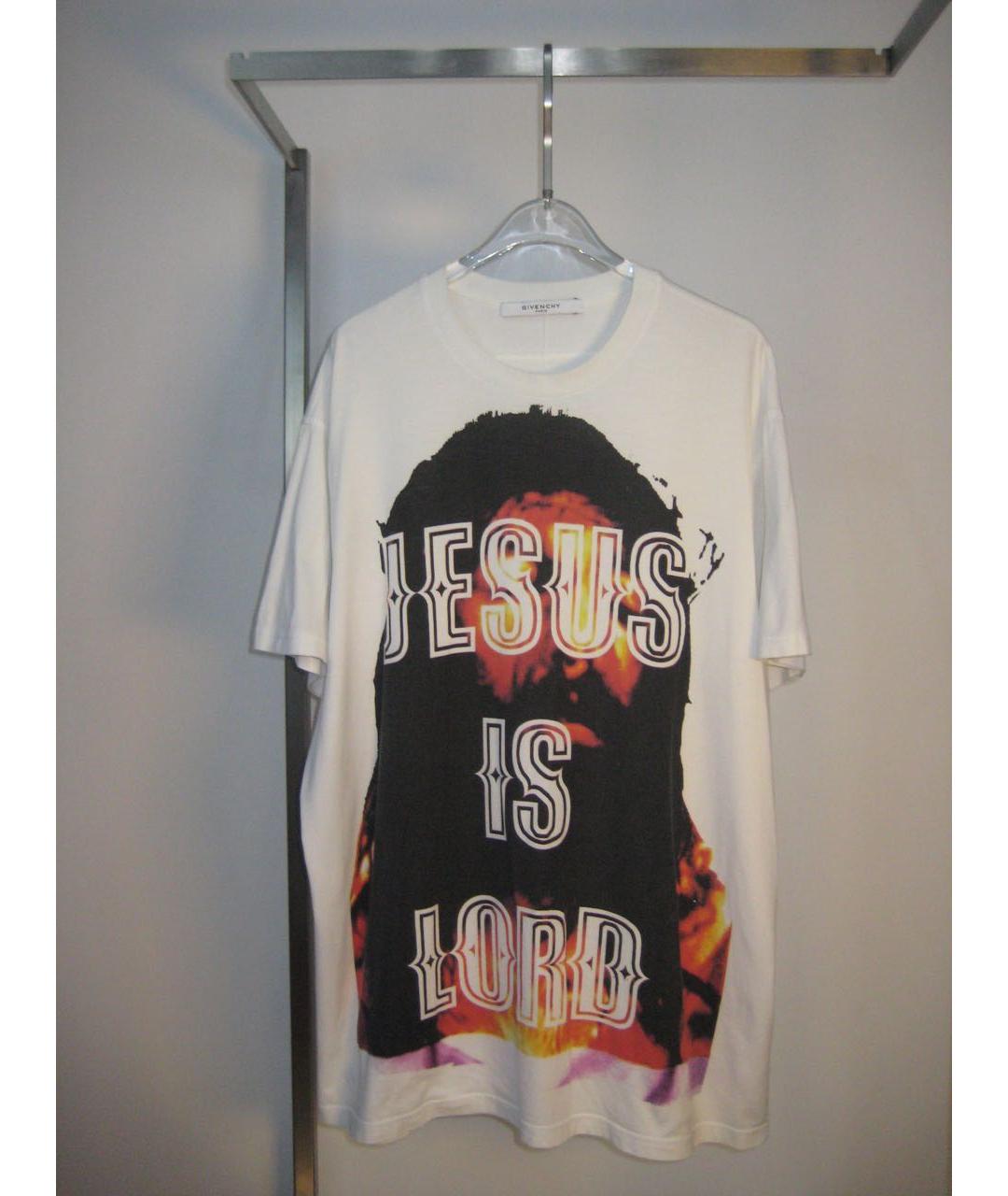 GIVENCHY Белая хлопковая футболка, фото 7
